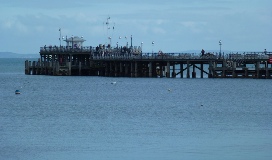 Swanage pier.