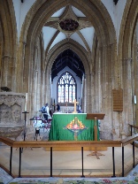Altar in Bridport Church. 
