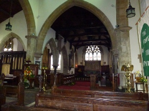 Gillingham Church interior.