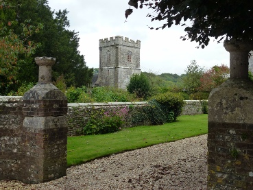 View of the church in Dewlish.