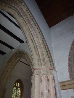 Archways in St Mary's Church. 