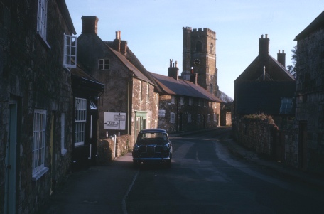 The road leading to Abbotsbury Church.  