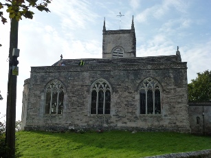 The church in Moreton. 