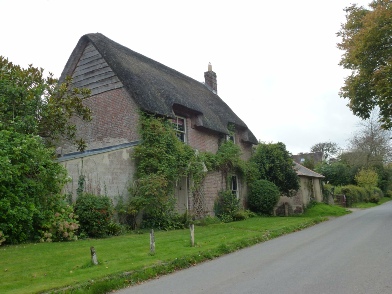 Old thatched home in Affpuddle.