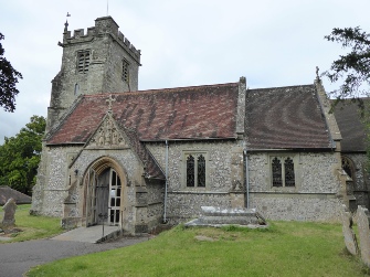 The church of St Nicholas in Child Okeford.