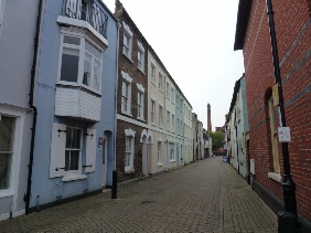 Terraced houses in Weymouth.