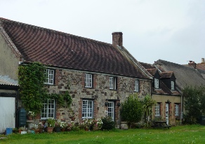 Possibly an old farmhouse in Wool. 