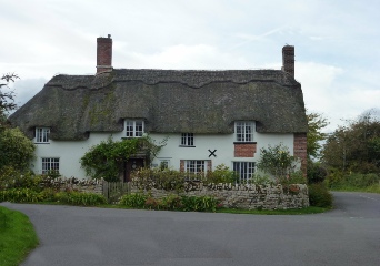 Briantspuddle thatched cottage.