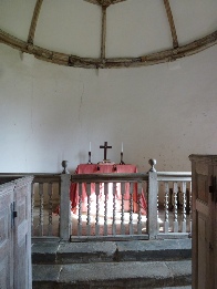 The altar in St Andrew Church.