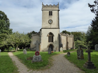 The Church of the Holy Rood in Buckland Newton. 