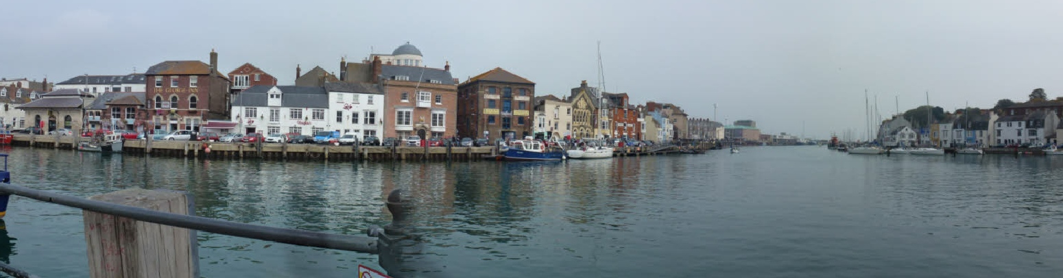 Panorama view of Weymouth.