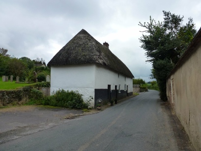 Thatched cottage near St Mary's Church. 